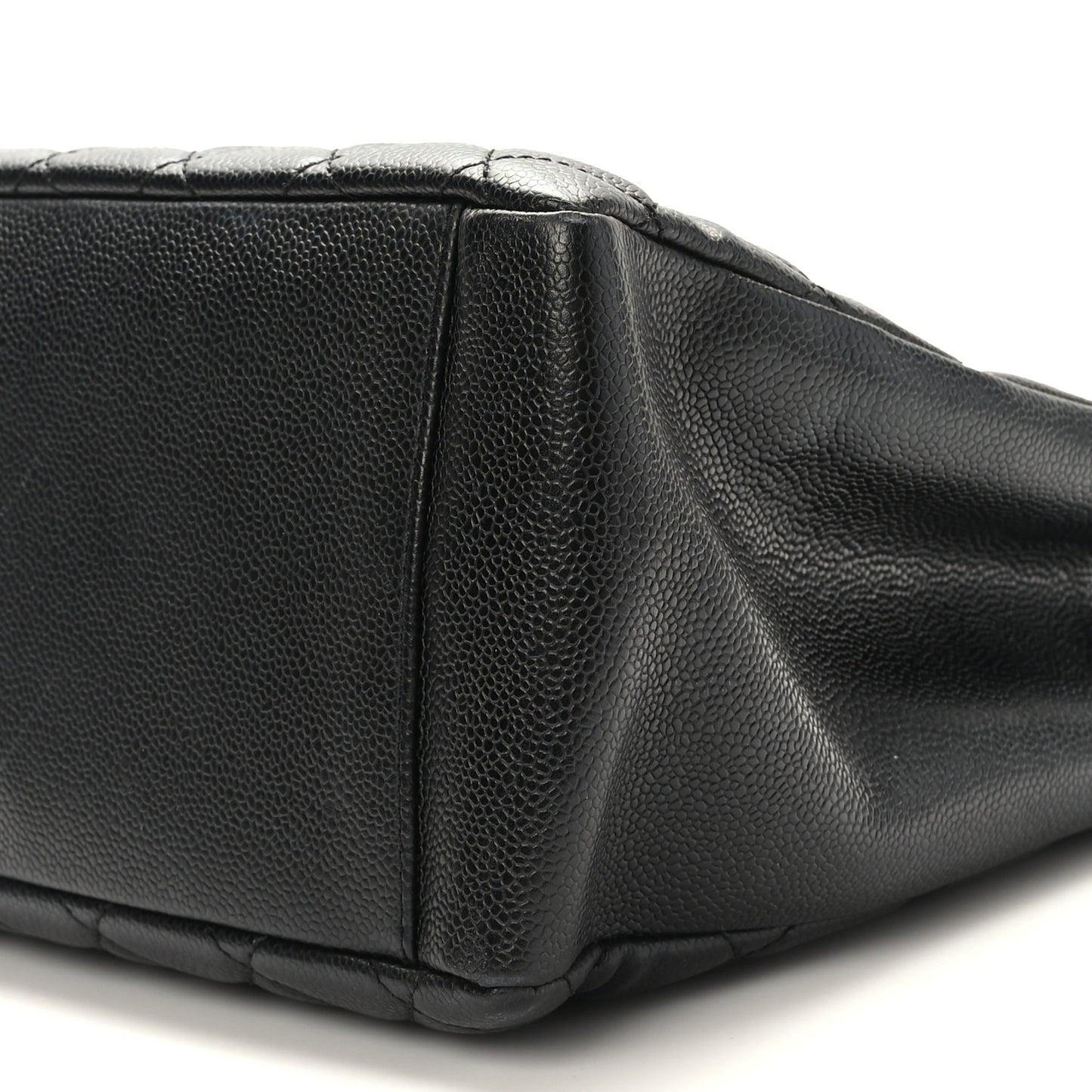 Caviar Quilted Grand Shopping Tote GST Black