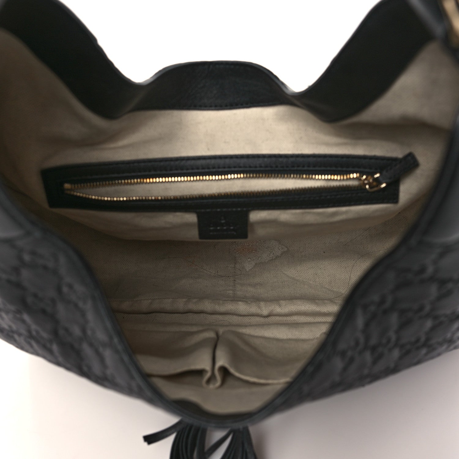 Gucci Guccissima Medium Emily Hobo Black 5 of 11