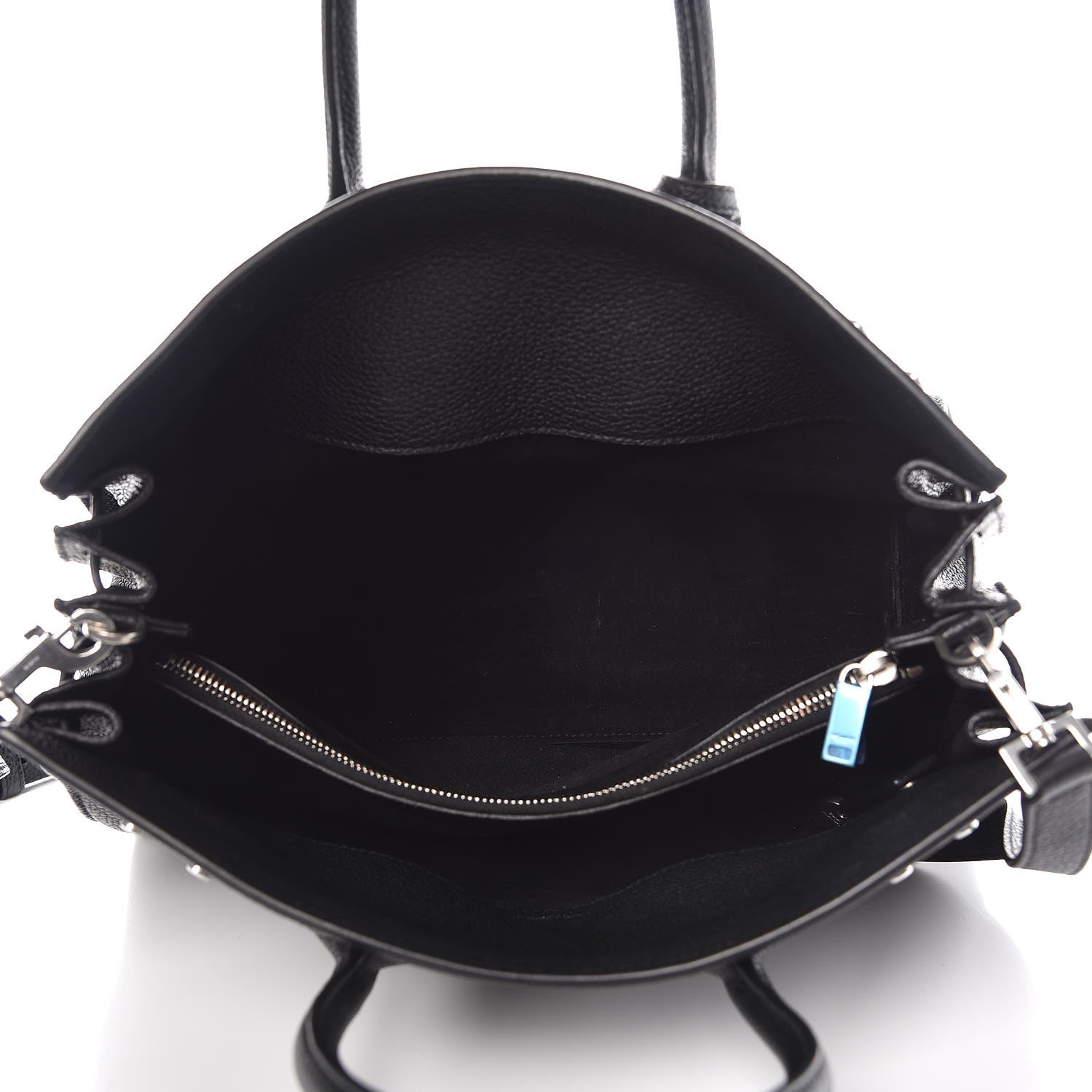 Saint Laurent Grained Calfskin Small Supple Sac De Jour Black 6 of 12