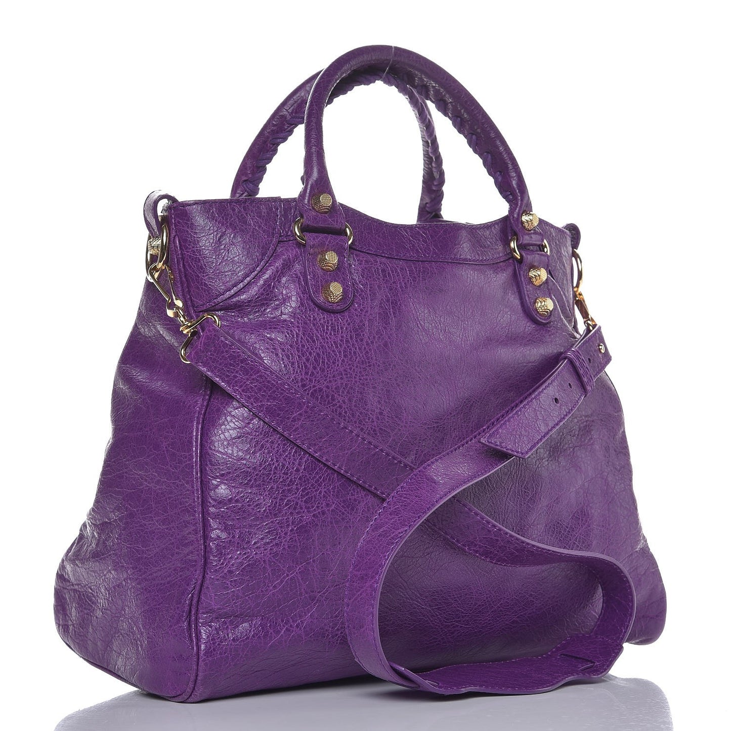 Agneau Giant 12 Gold Hardware Velo Ultraviolet