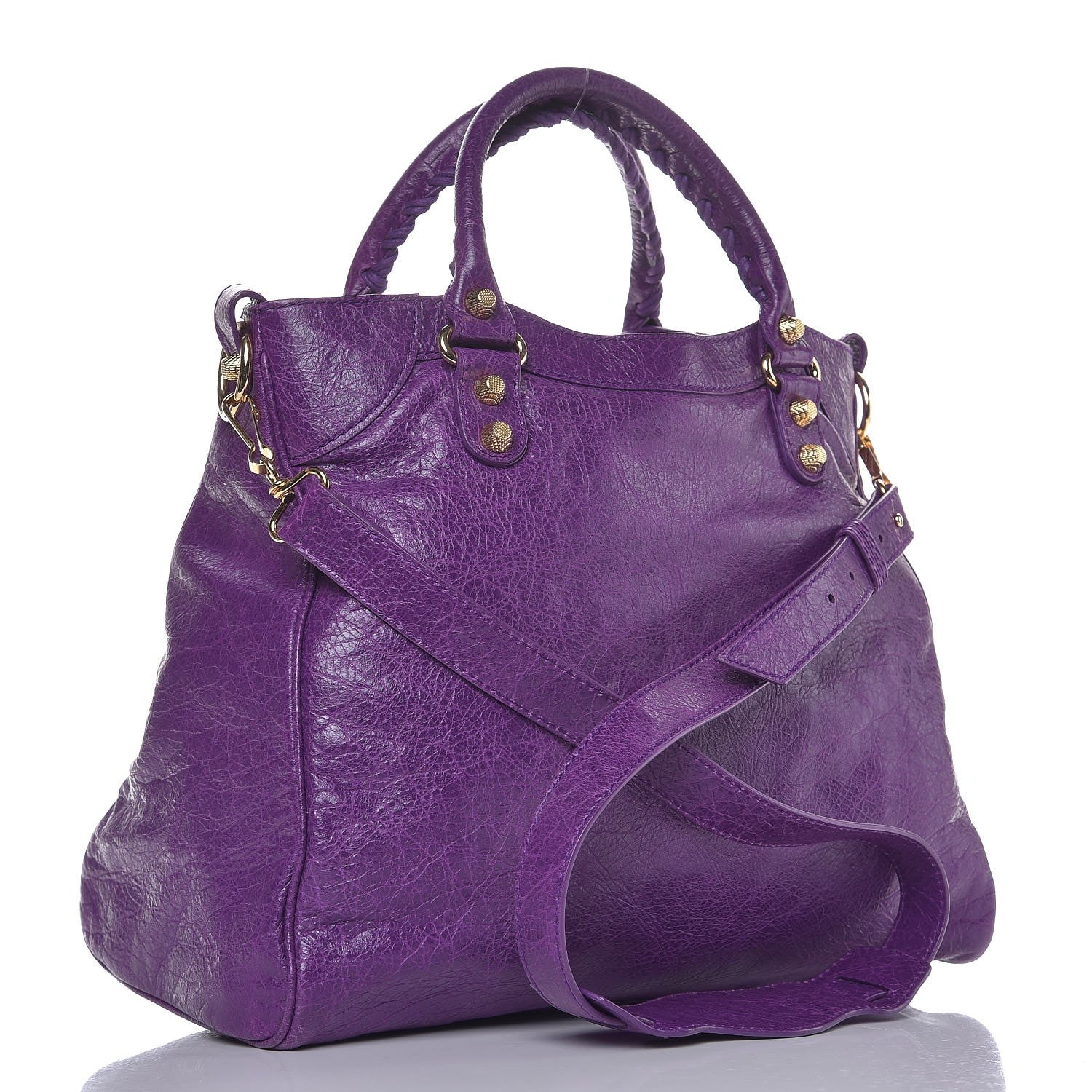 Balenciaga Agneau Giant 12 Gold Hardware Velo Ultraviolet 3 of 10