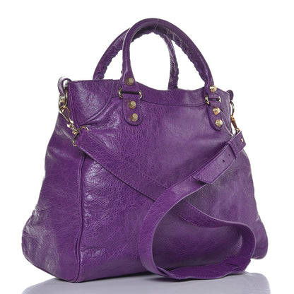 Balenciaga Agneau Giant 12 Gold Hardware Velo Ultraviolet 3 of 10
