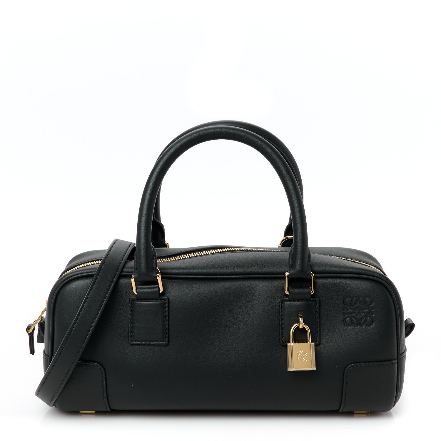 Loewe Nappa Calfskin Amazona 23 Cropped Black 1 of 12