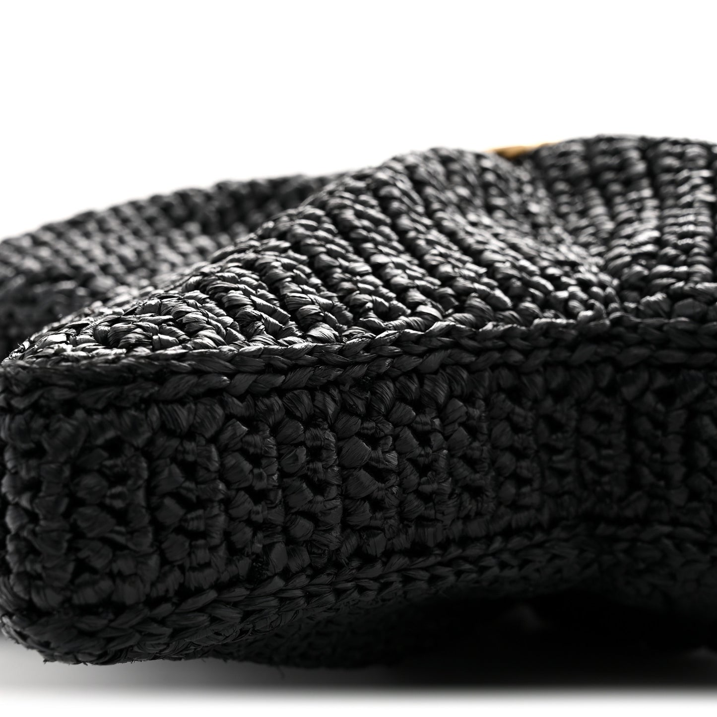 Raffia Star Coco Beach Bag Black