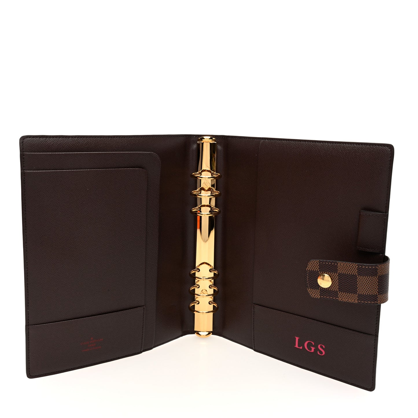 Damier Ebene Large Ring Agenda Cover