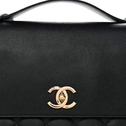 Chanel Caviar Quilted Large Business Affinity Flap Black 8 of 12
