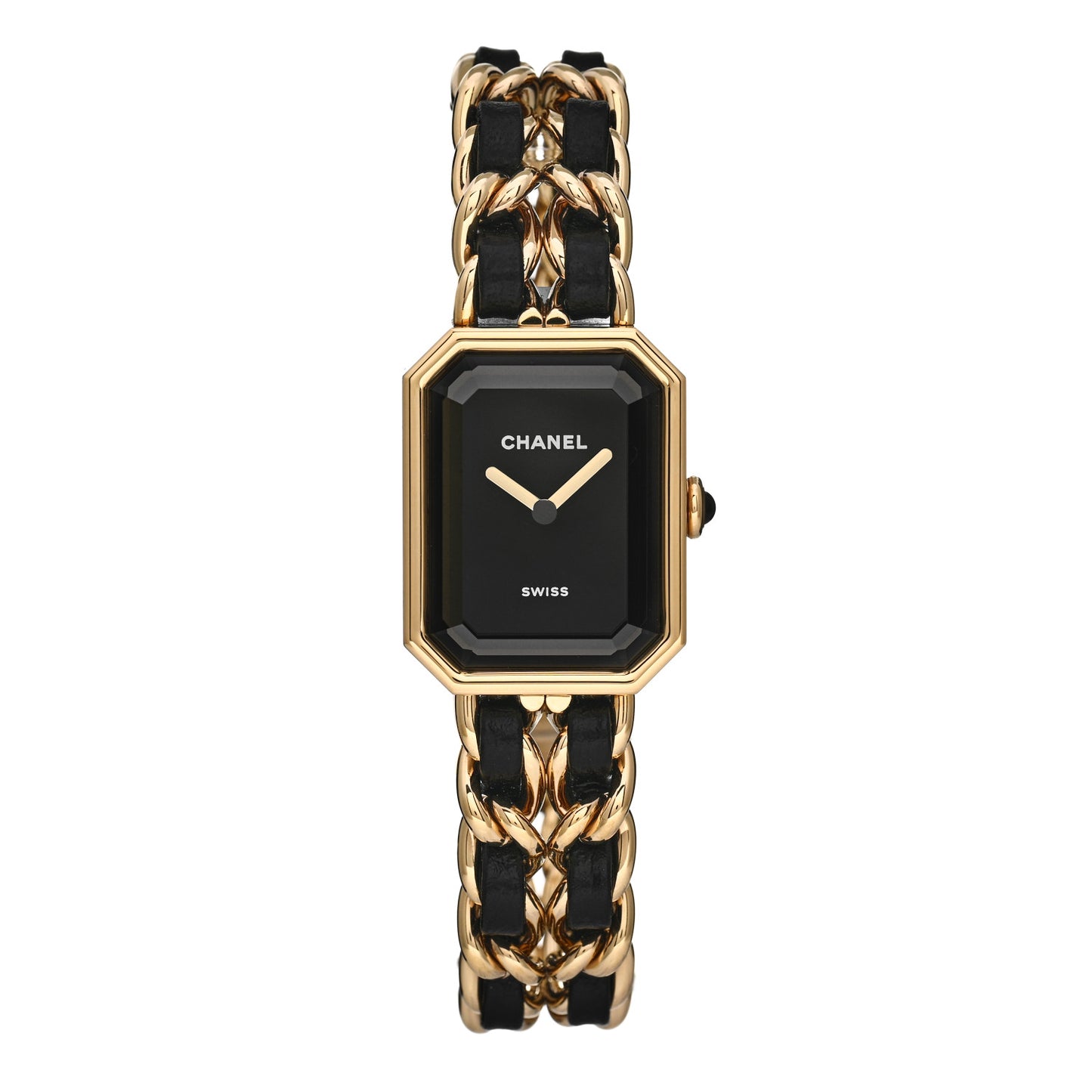 Stainless Steel Lambskin 20mm Chain Premiere Quartz Watch Gold M