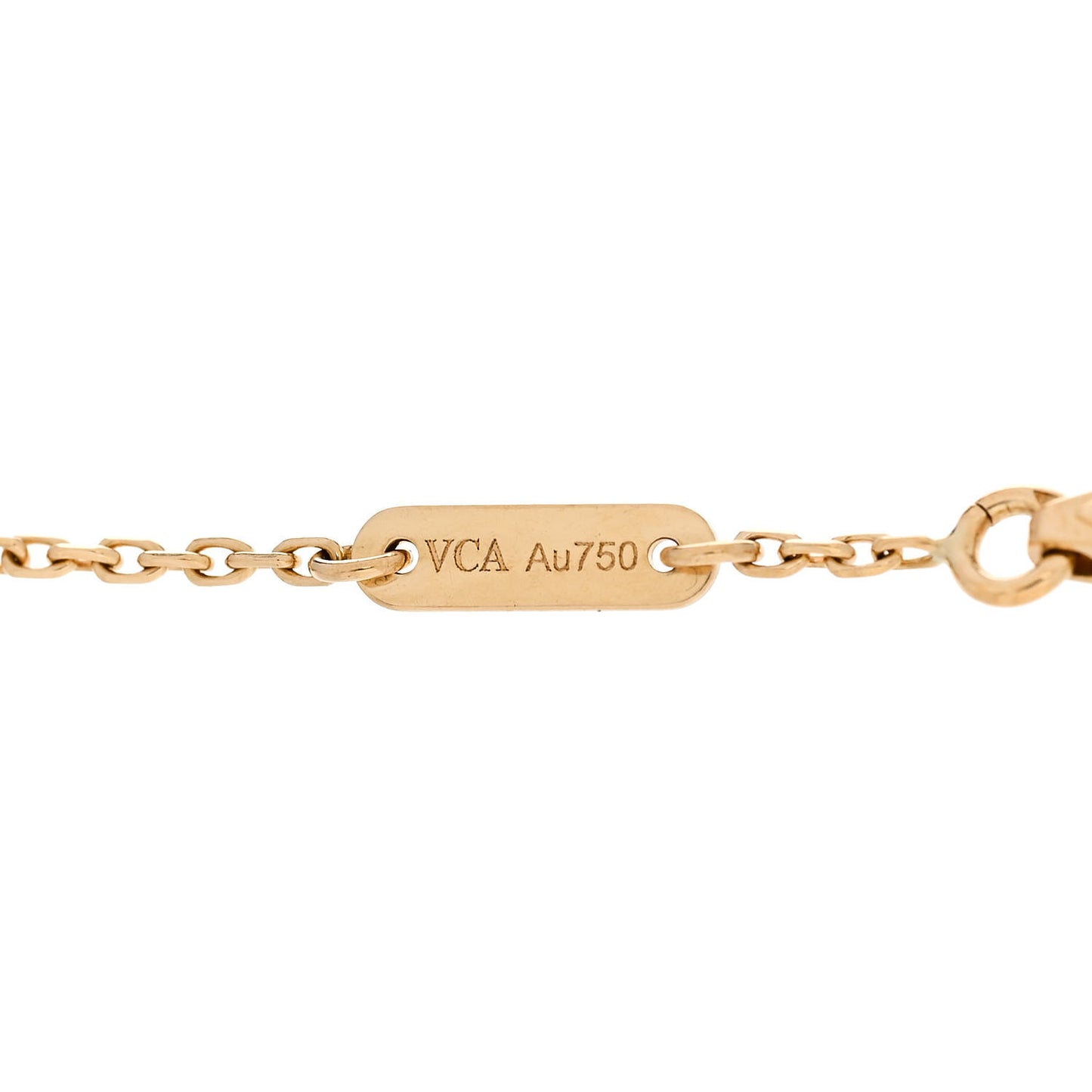 18K Yellow Gold Mother of Pearl Sweet Alhambra Butterfly Bracelet