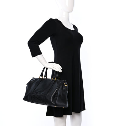 Chanel Caviar Timeless CC Boston Black 2 of 11