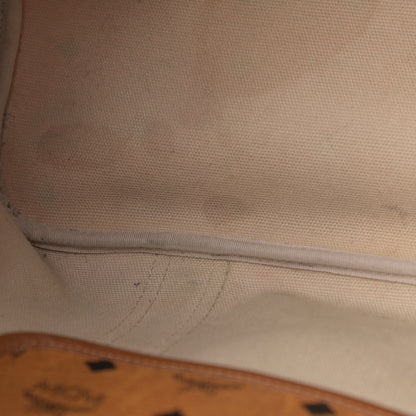 MCM Visetos Shopping Tote Cognac 14 of 21