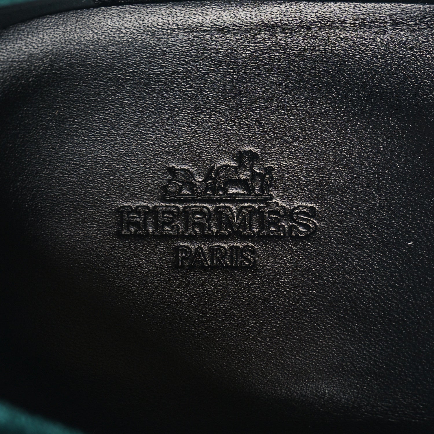Hermes Velvet Mens Paris Loafers 43.5 Vert Fonce 9 of 9