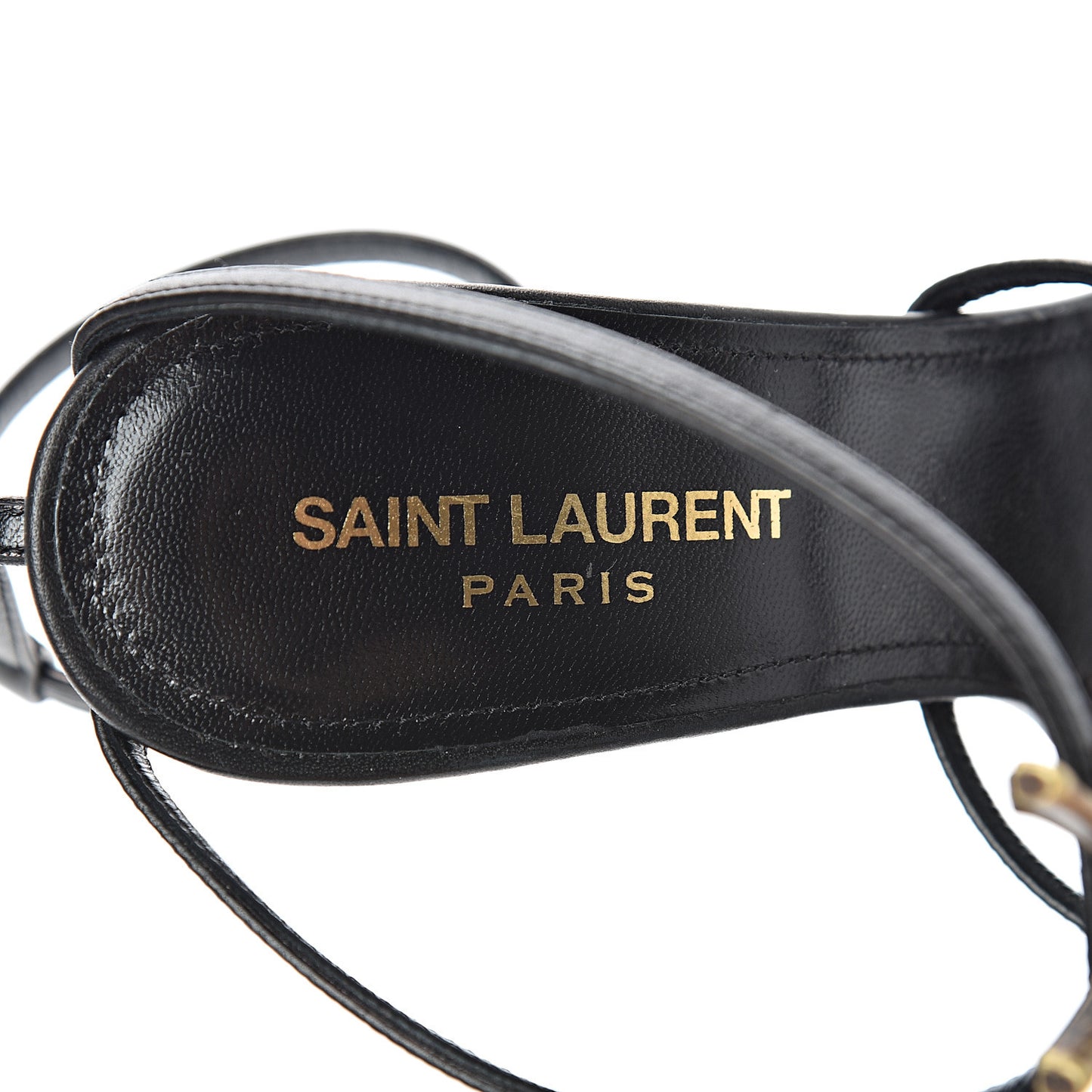 Calfskin Cassandra 110 Sandals 36.5 Black