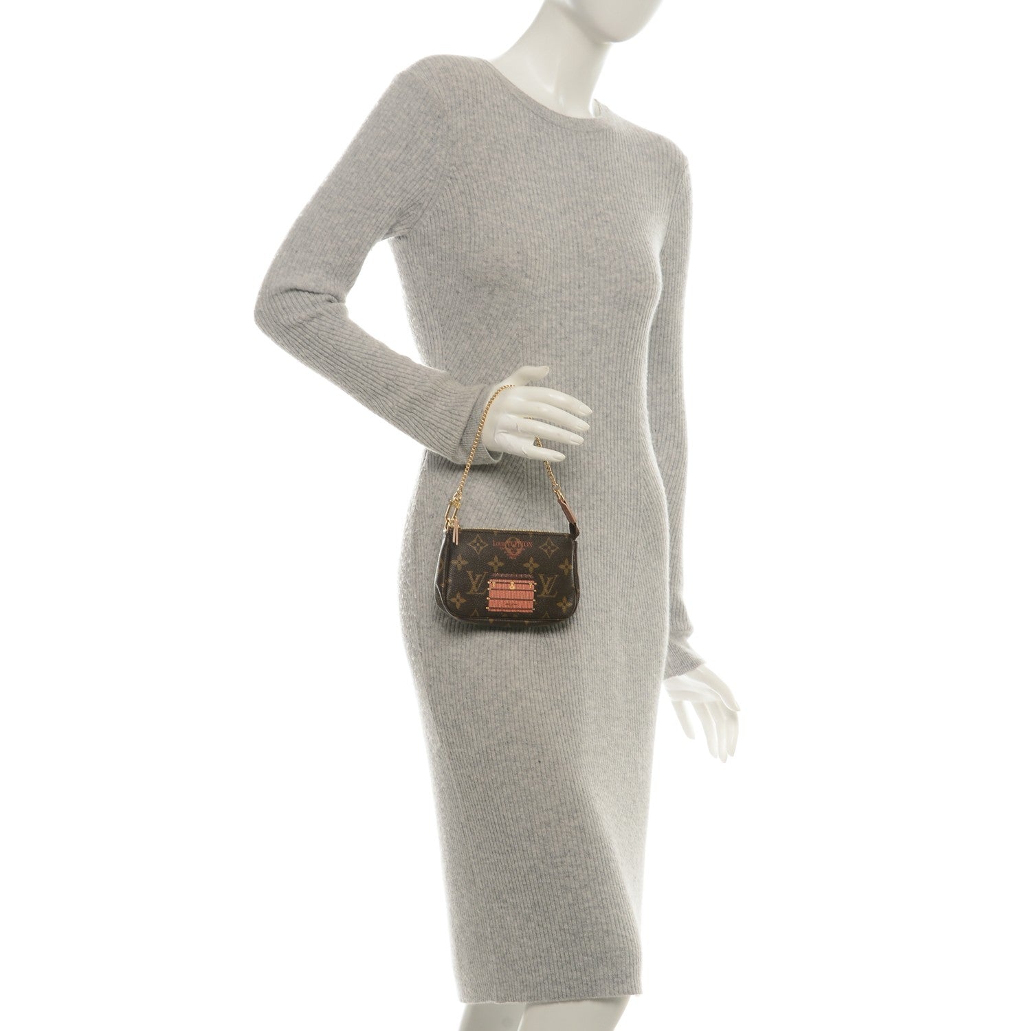 Louis Vuitton Monogram Trunks and Locks Mini Pochette Accessories 2 of 6