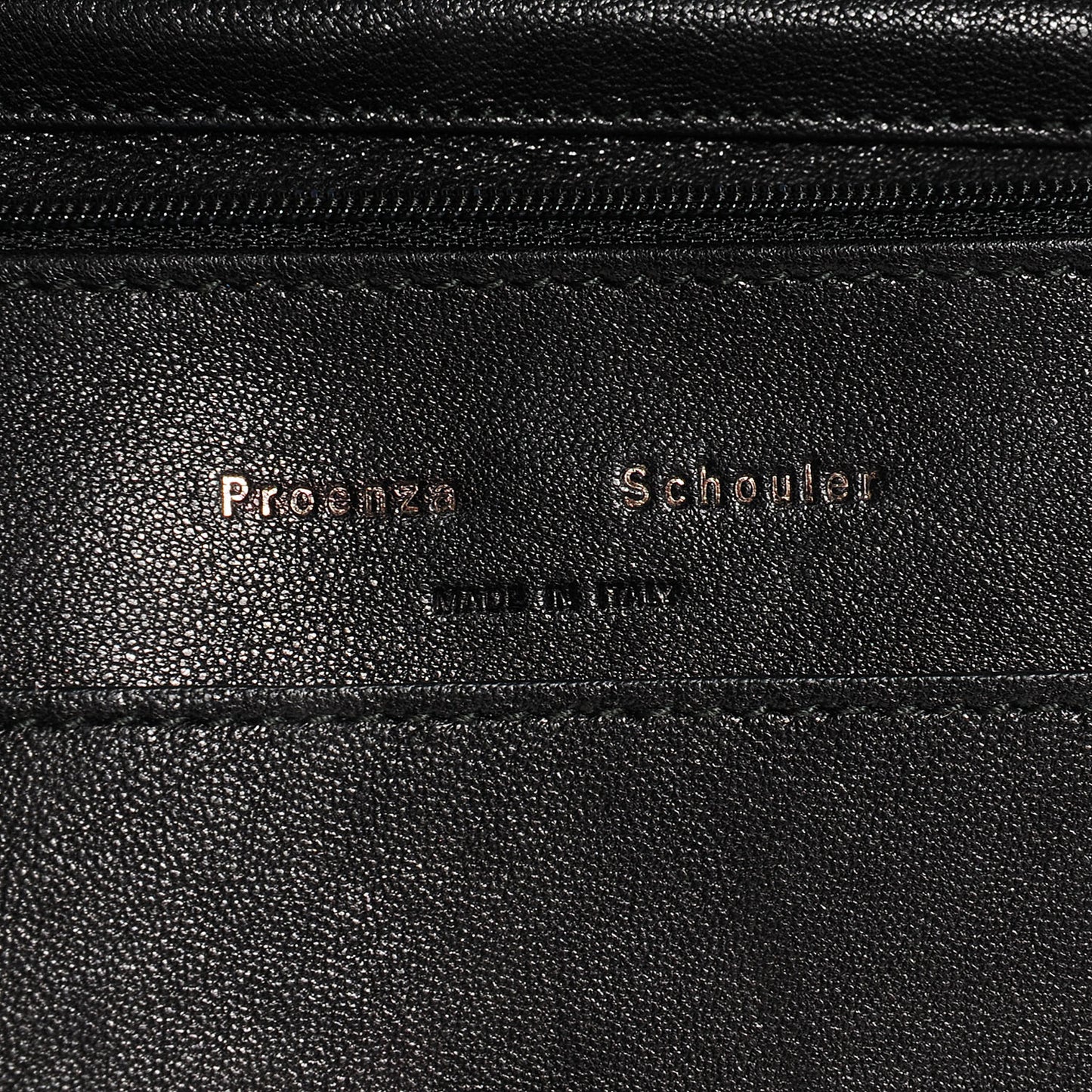 Leather PS1 Large Chain Wallet Black