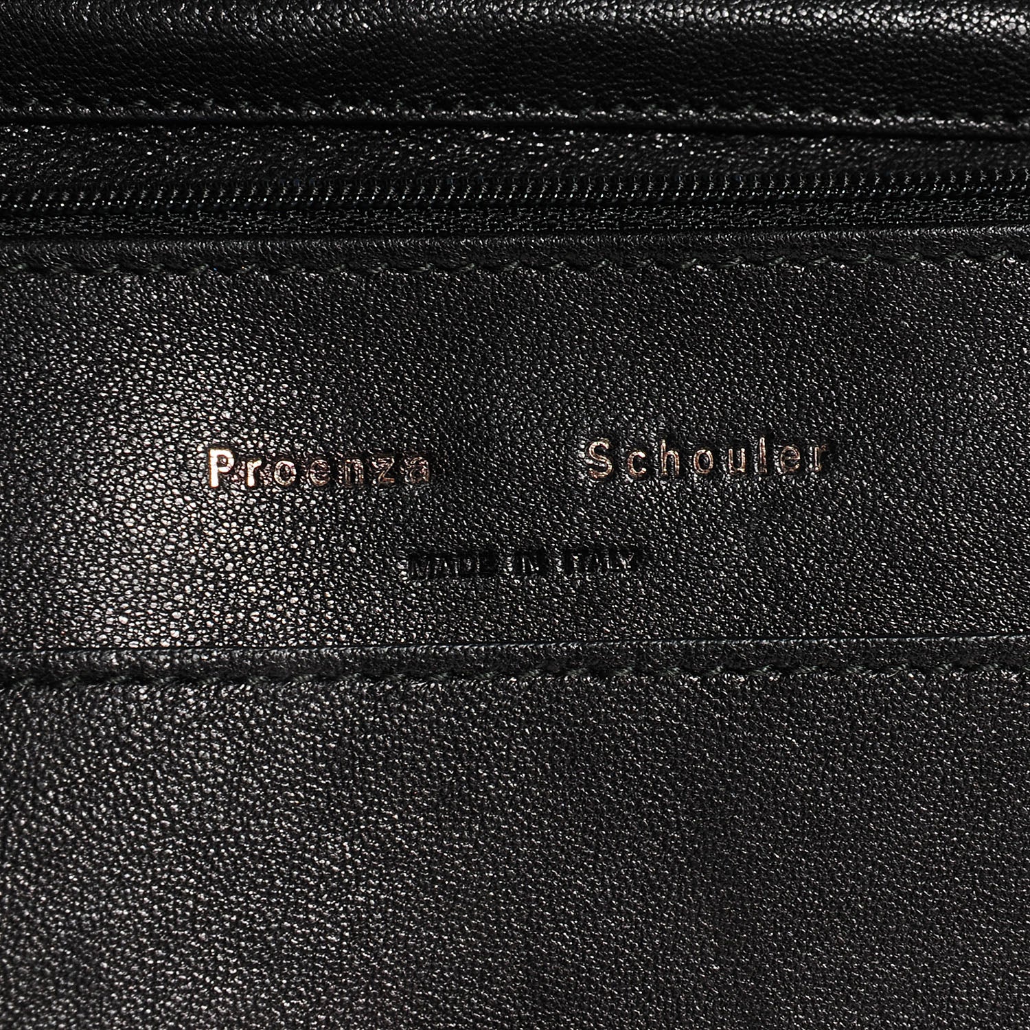 Proenza Schouler Leather PS1 Large Chain Wallet Black 6 of 6
