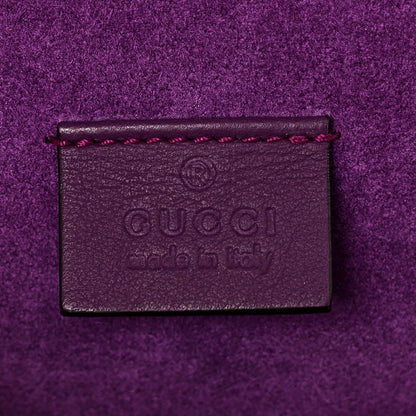 Gucci GG Supreme Monogram Embroidered Small Dionysus Shoulder Bag Purple 6 of 10