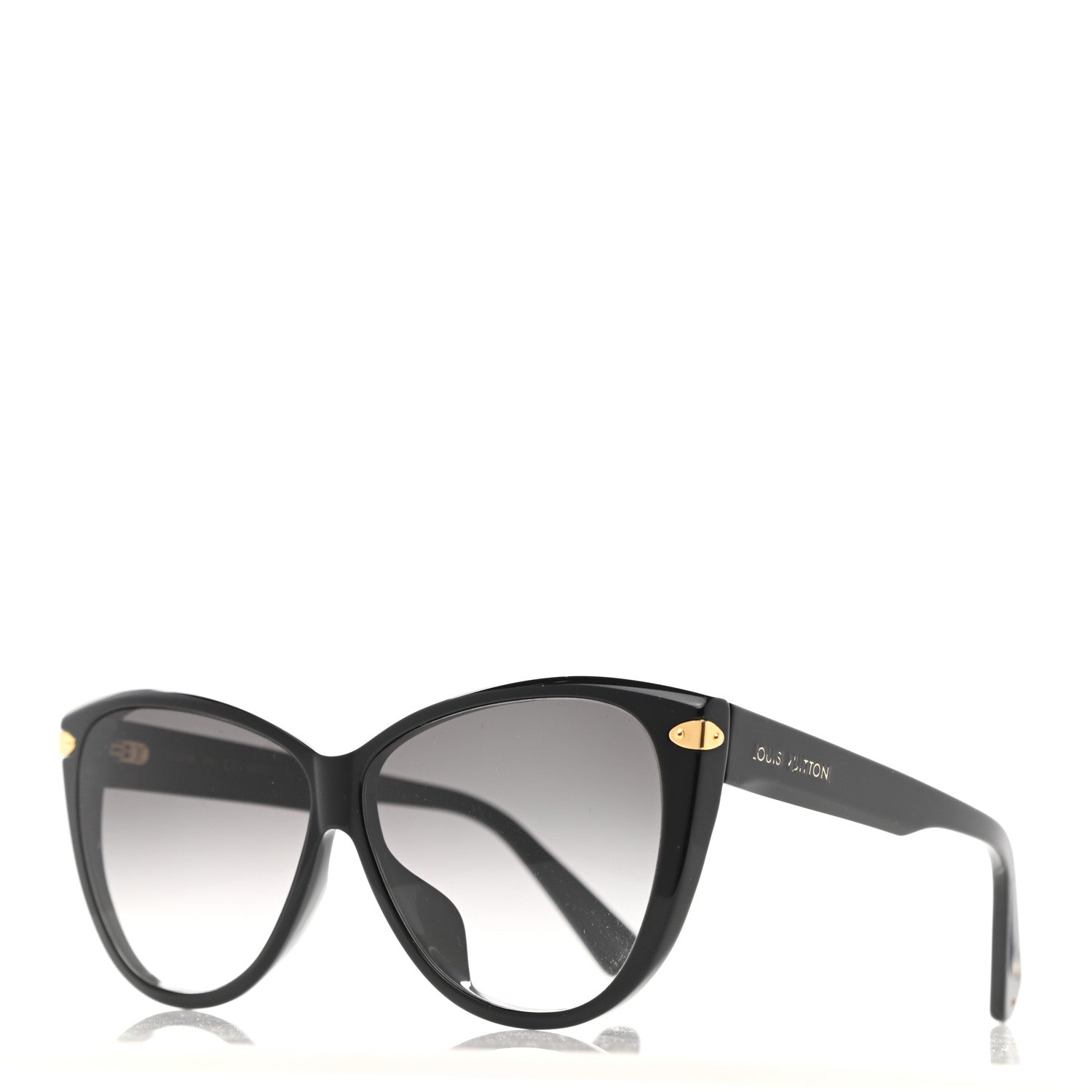 Louis Vuitton Acetate Blue Velvet Sunglasses Z1293E Black 1 of 7