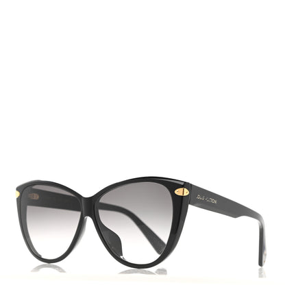 Louis Vuitton Acetate Blue Velvet Sunglasses Z1293E Black 1 of 7