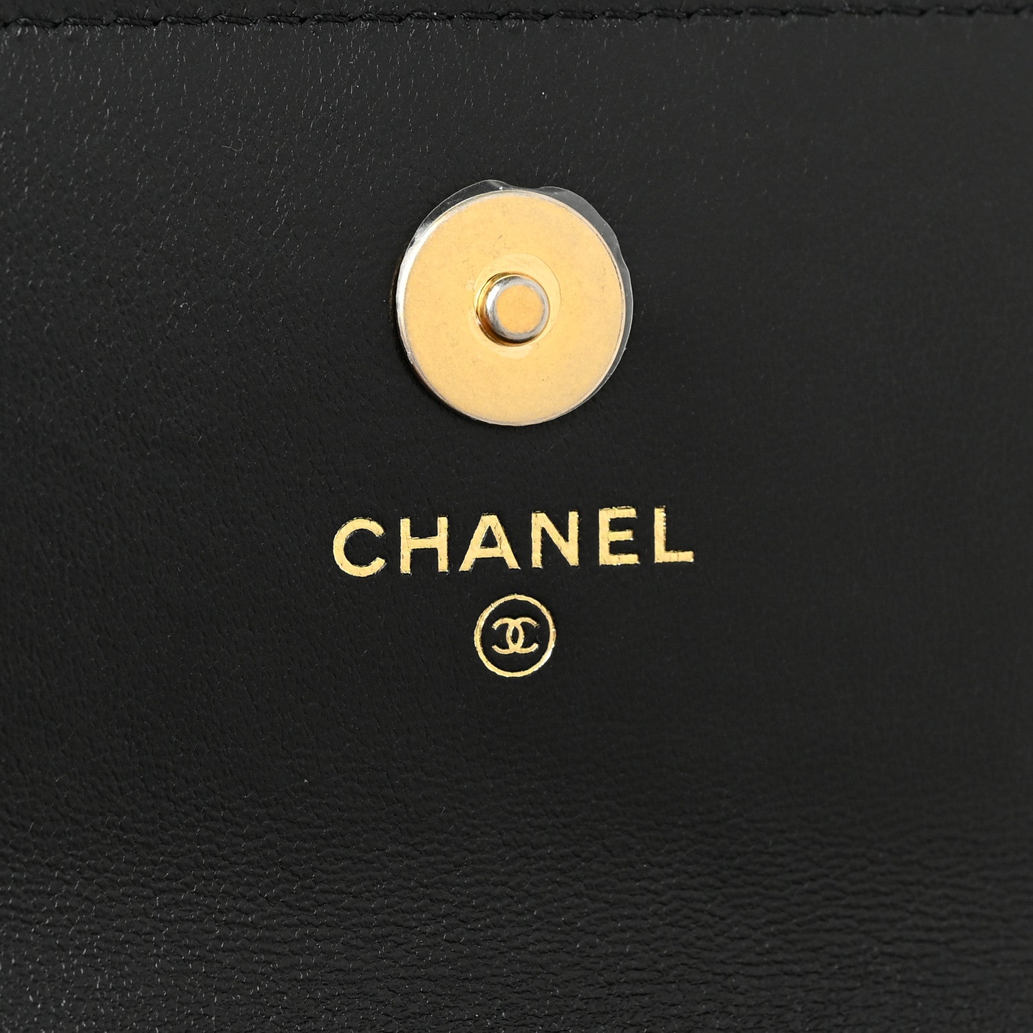Chanel Lambskin Enamel Quilted Pending CC Flap Belt Bag Black 5 of 11