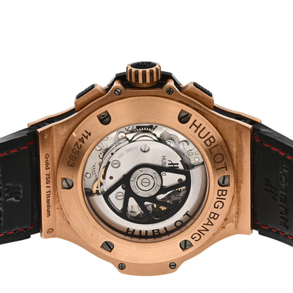 Hublot 18K Rose Gold Alligator 44mm Big Bang Automatic Watch Black 301.PX.1180.RX 4 of 4