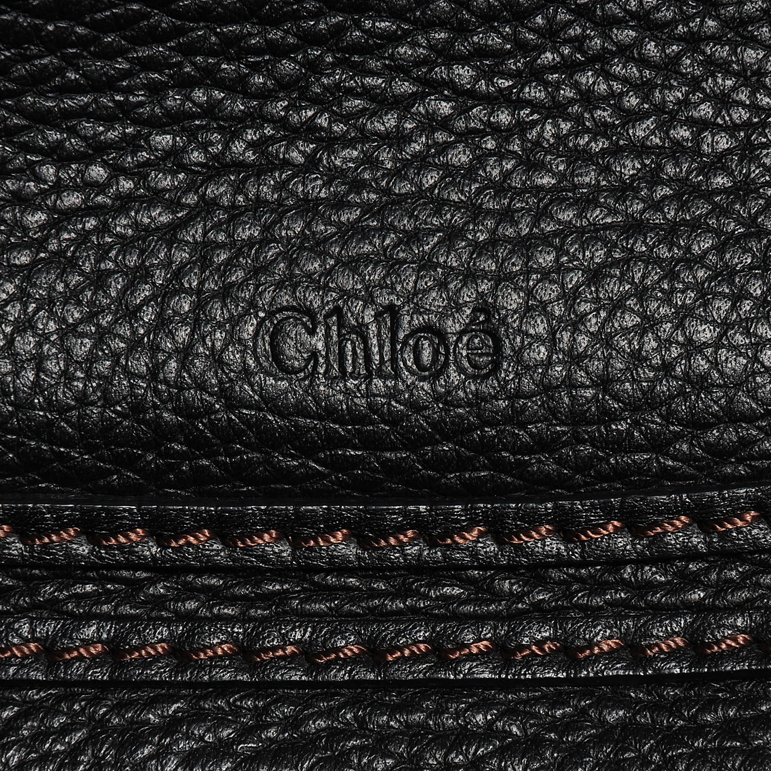 Chloe Calfskin Large Marcie Satchel Black 9 of 11