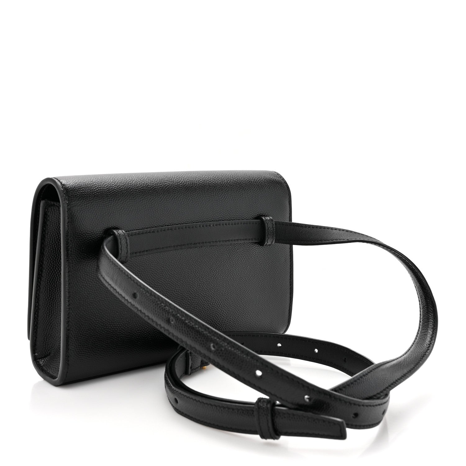 Saint Laurent Grain De Poudre Monogram Kate Belt Bag Black 3 of 10