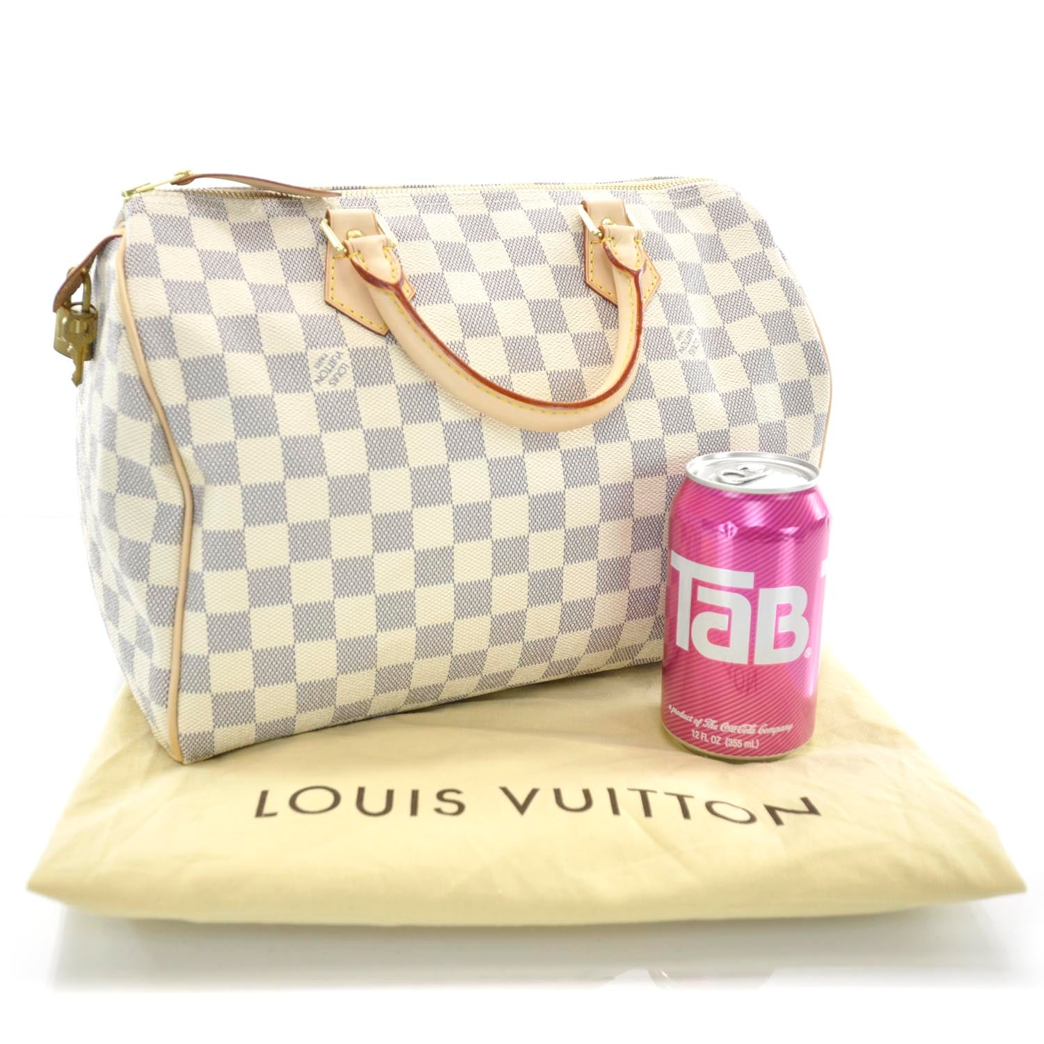 Louis Vuitton Damier Azur Speedy 30 3 of 9