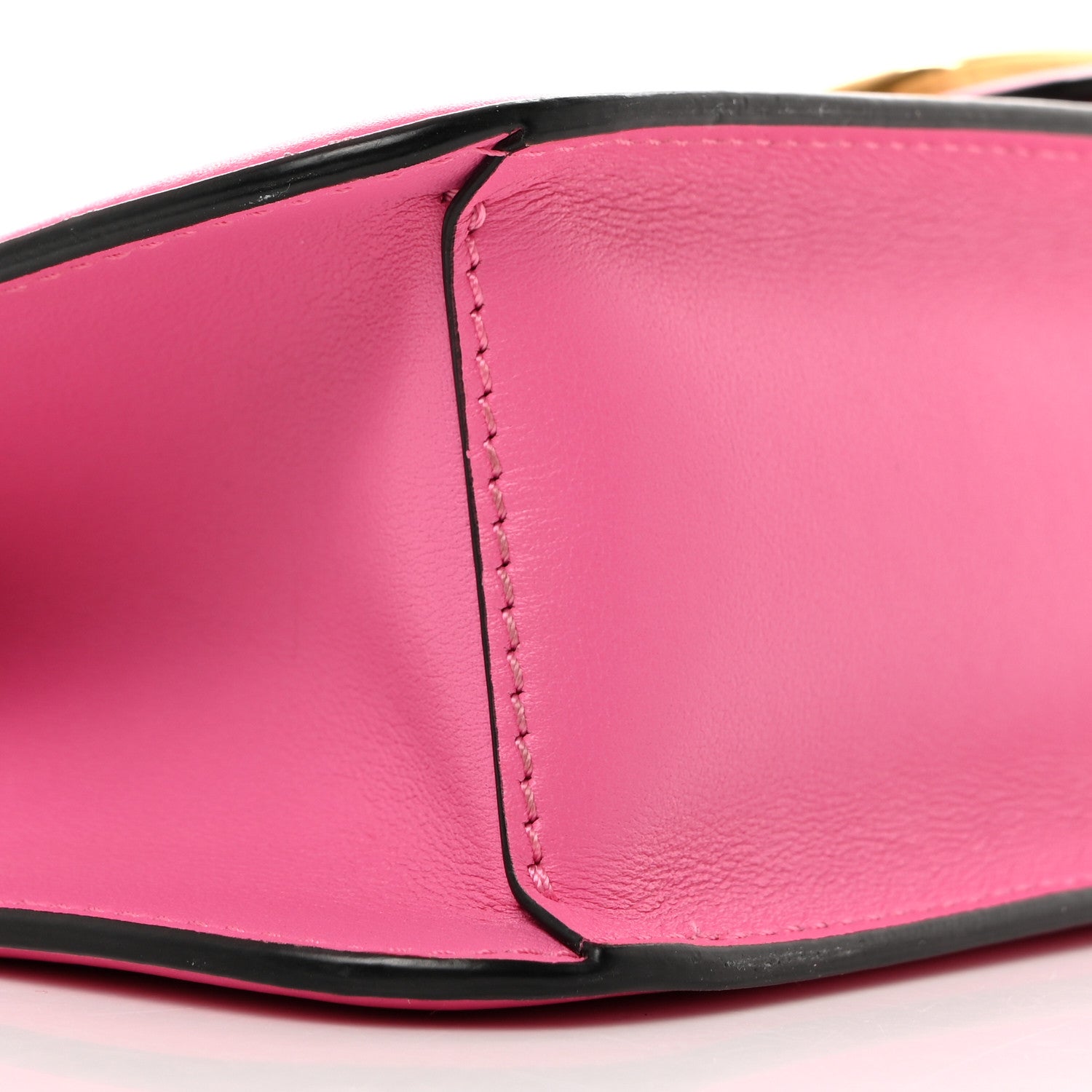 Valentino Garavani Calfskin Vlogo Loco Shoulder Bag Feminine Pink 9 of 12