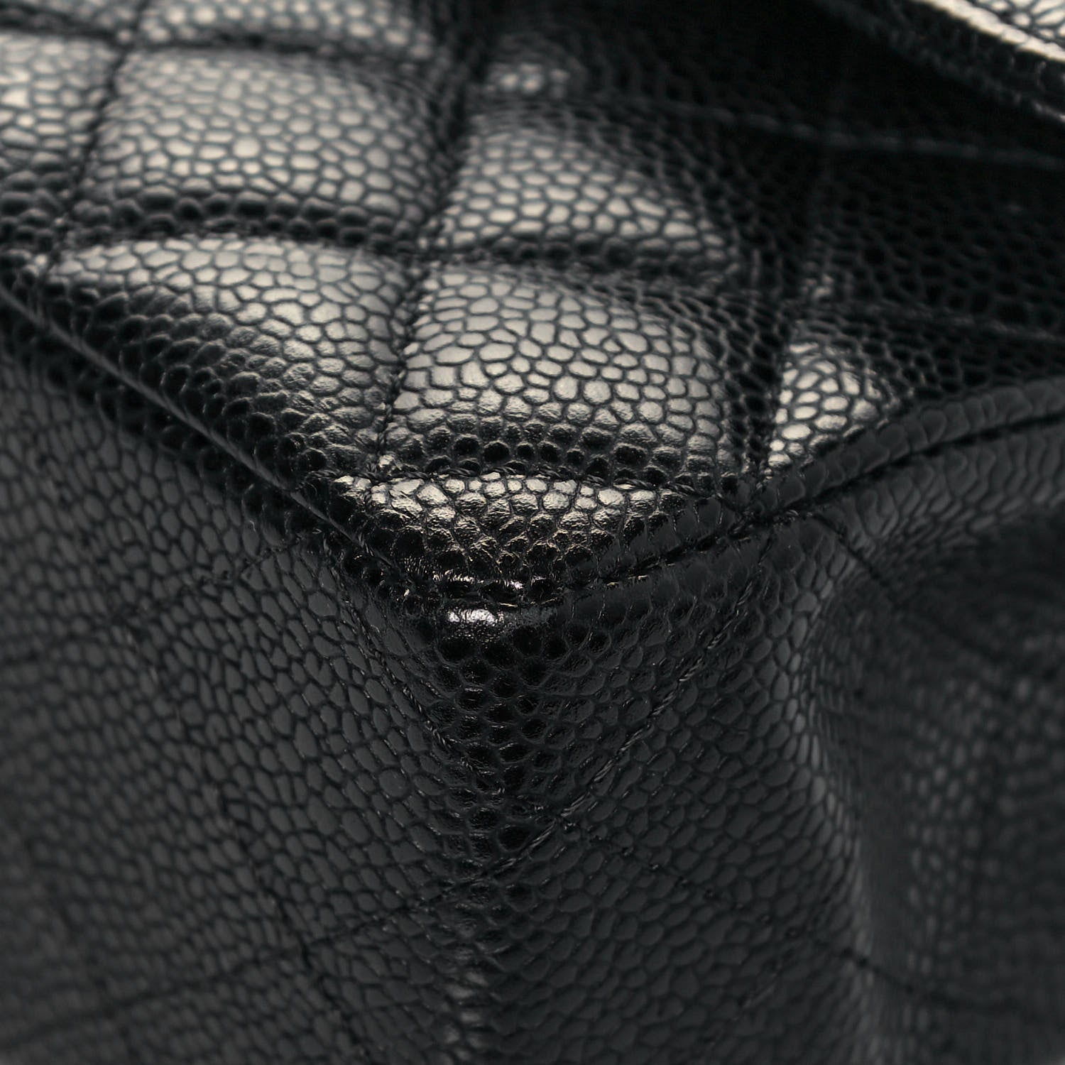 Chanel Caviar Quilted Medium Double Flap Black 10 of 12