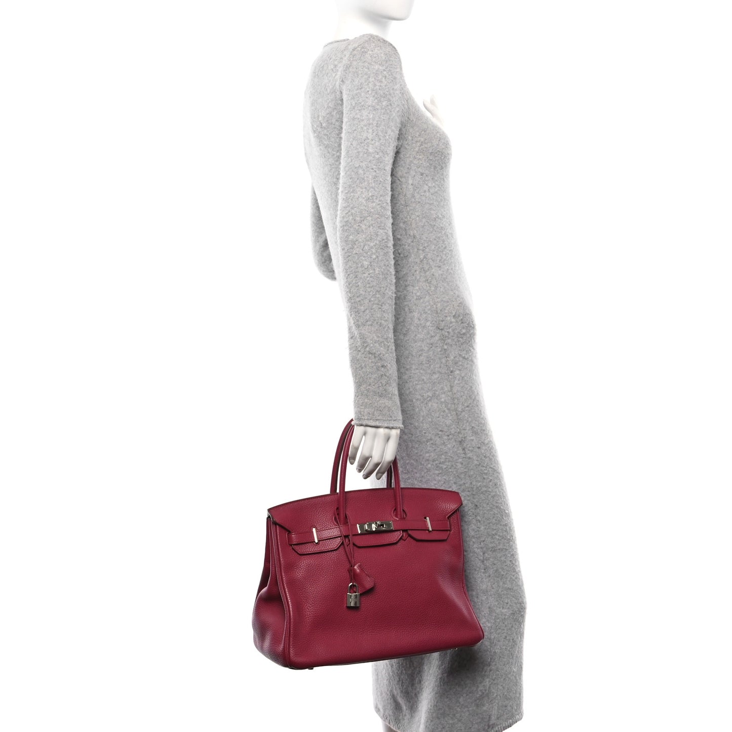 Taurillon Clemence Birkin 35 Rubis