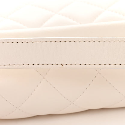 Chanel Lambskin Quilted Mini My Precious Waist Bag White 12 of 13