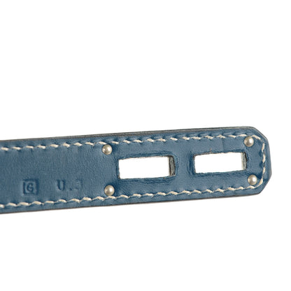 Hermes Box Kelly Depeche 38 Bleu Thalassa 10 of 34