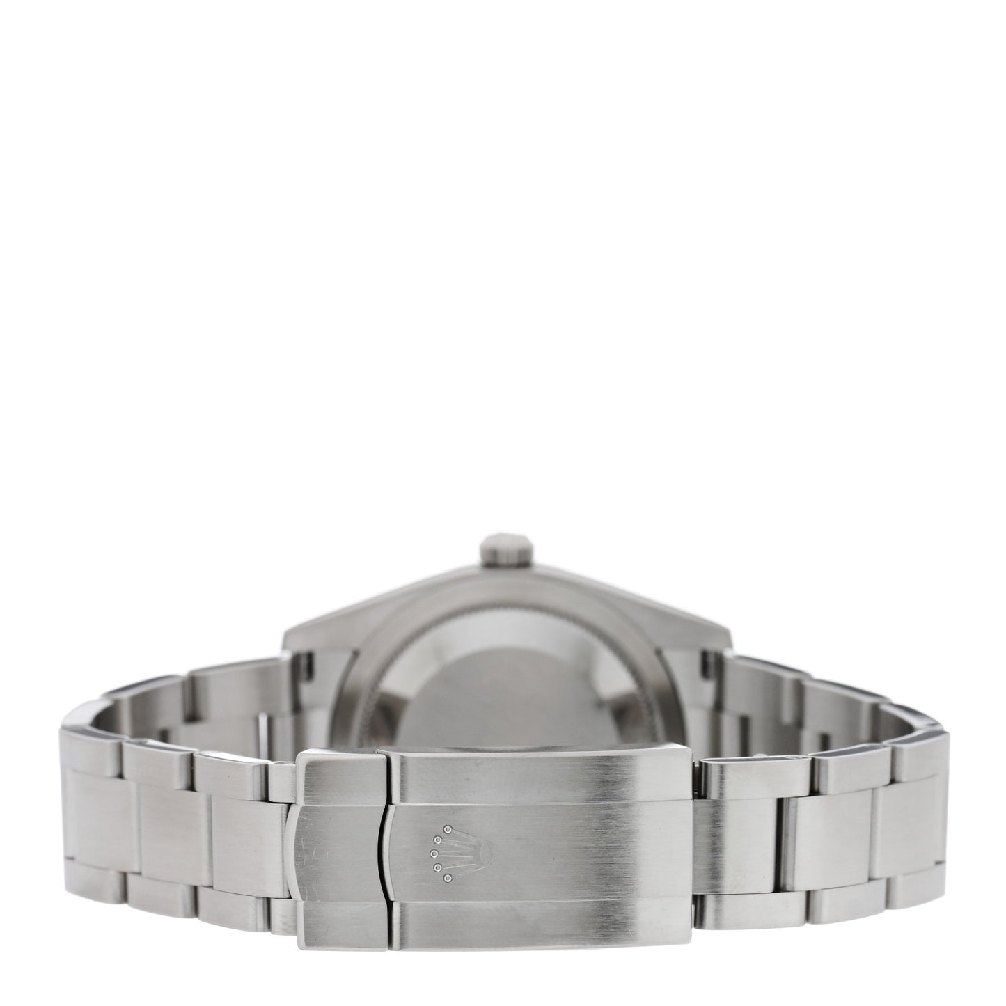 Stainless Steel 34mm Oyster Perpetual Watch Bright Black 124200