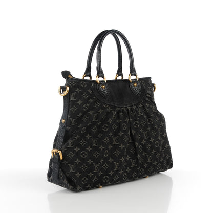 Louis Vuitton Denim Neo Cabby GM Black 3 of 7