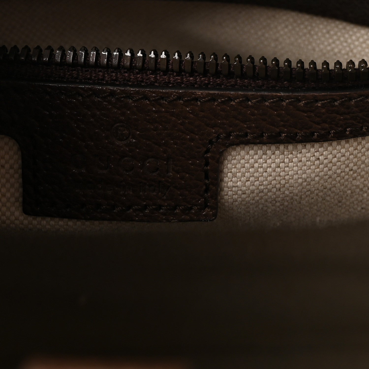 Gucci GG Supreme Monogram Textured Dollar Calfskin Web Medium Ophidia Tote Bag Beige Ebony 6 of 10