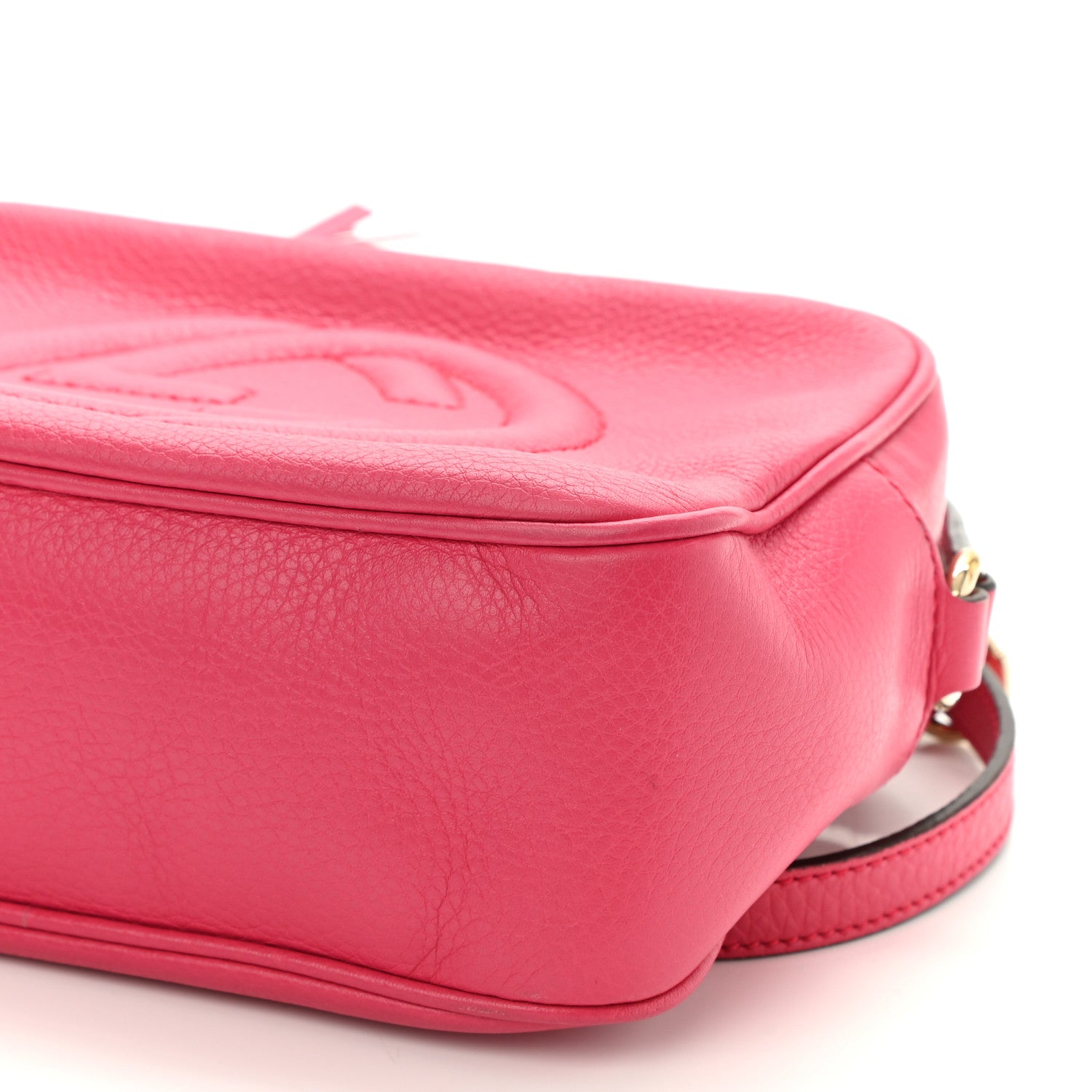 Gucci Pebbled Calfskin Small Soho Disco Bag Pink 11 of 11
