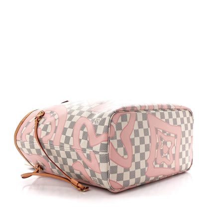Louis Vuitton Damier Azur Tahitienne Neverfull MM 5 of 14