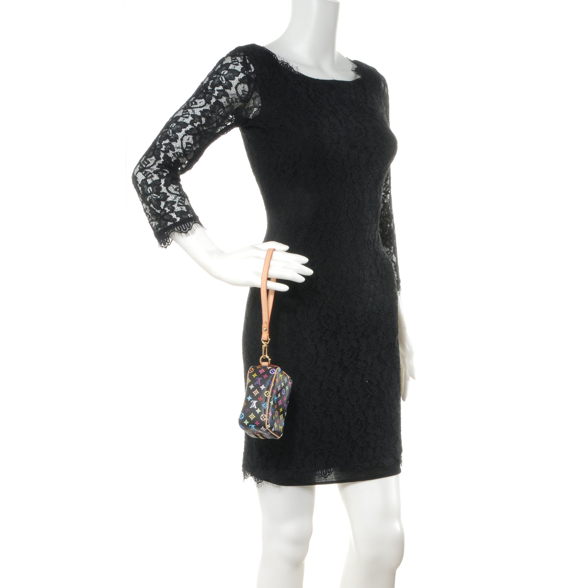 Louis Vuitton Monogram Multicolor Trousse Wapity Black 2 of 8