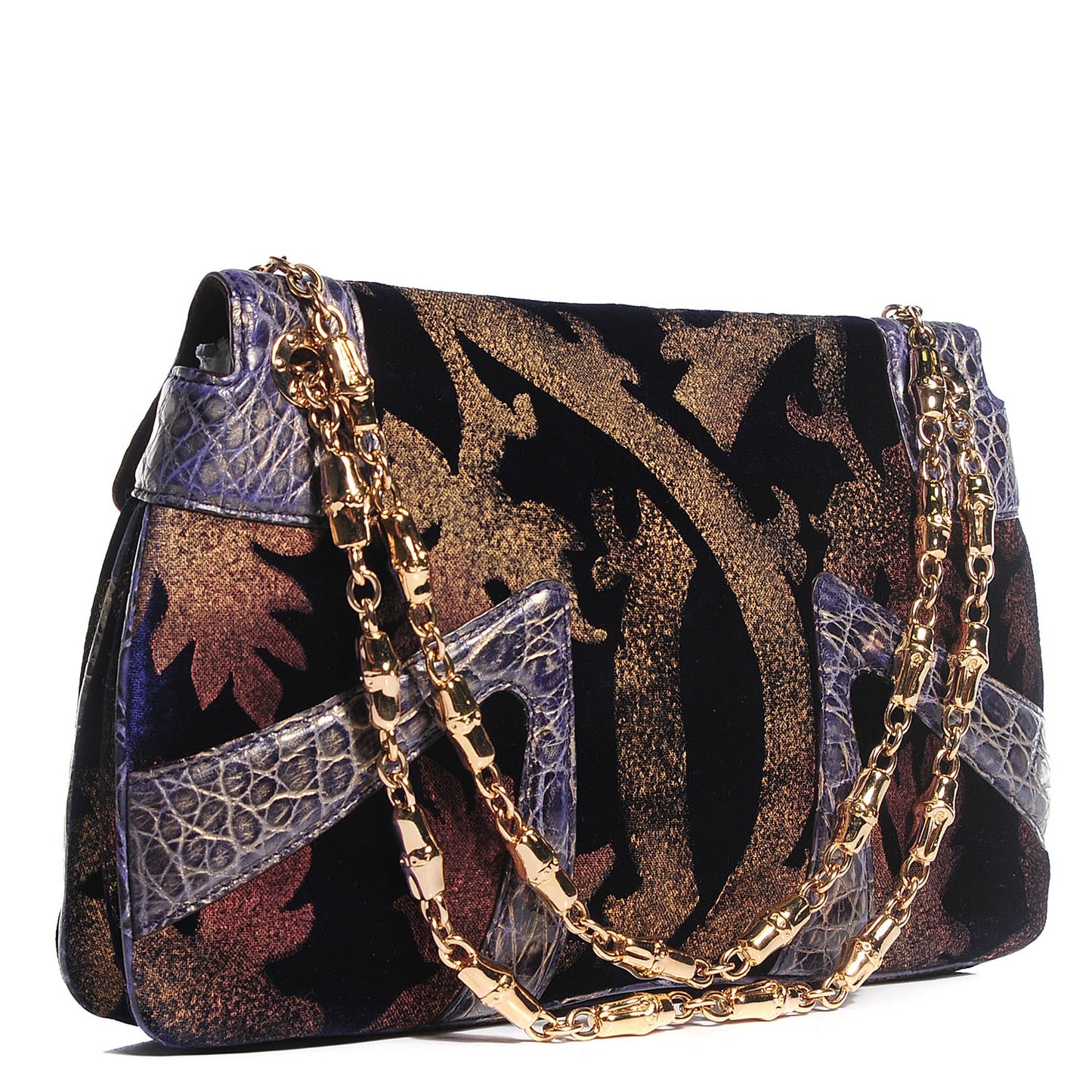 Velvet Alligator Tom Ford Jeweled Dragon Flap Bag