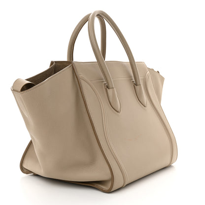 Celine Smooth Calfskin Medium Phantom Luggage Taupe 3 of 10