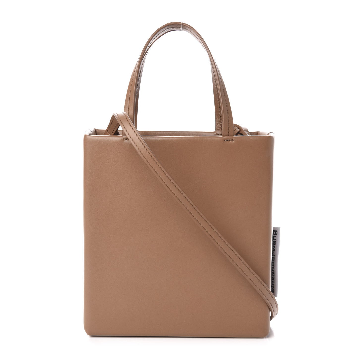 Calfskin Sheeo Mini Crossbody Shopper Walnut