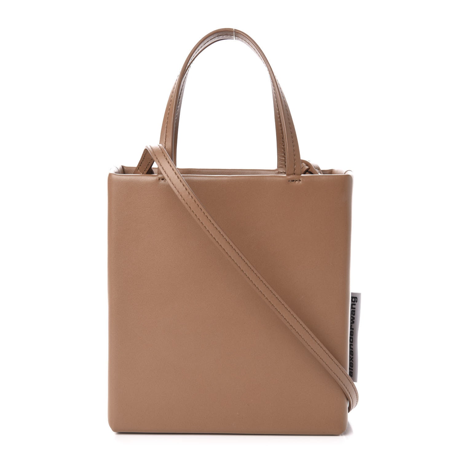 Alexander Wang Calfskin Sheeo Mini Crossbody Shopper Walnut 1 of 11