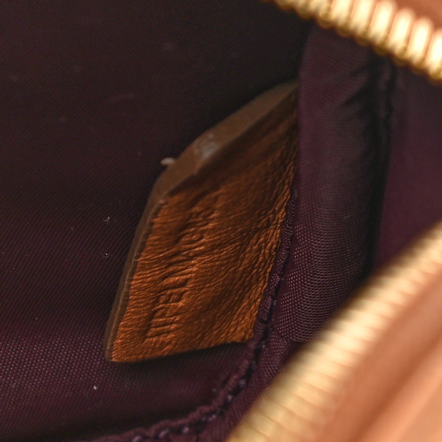 Lambskin Quilted Mini Lola Camera Bag Maple Brown