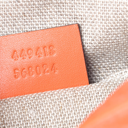 Gucci Soft Microguccissima Mini Bree Messenger Bag Sun Orange 7 of 9