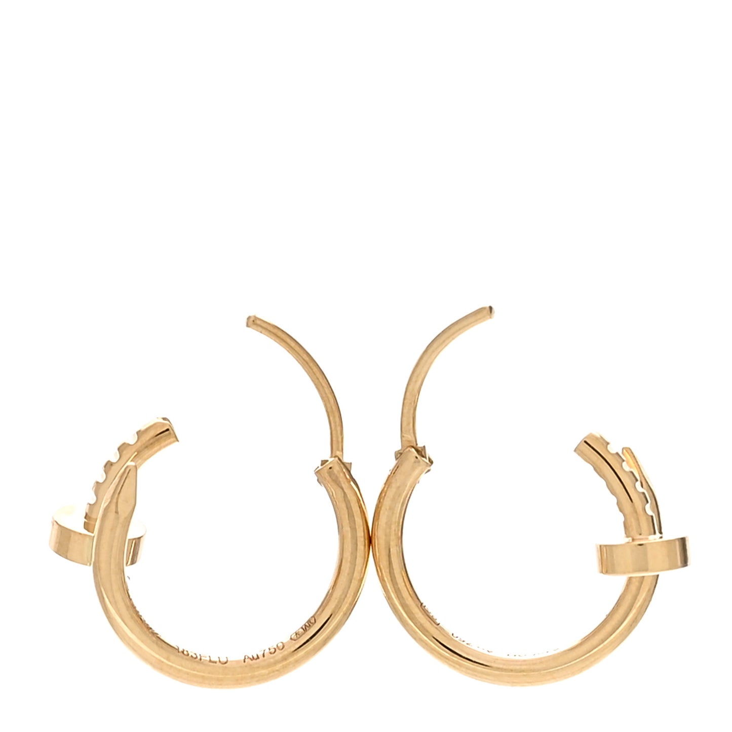 18K Yellow Gold Mini Juste Un Clou Hoop Earrings