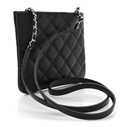 Chanel Lambskin Quilted Crossbody Bag Black 3 of 11