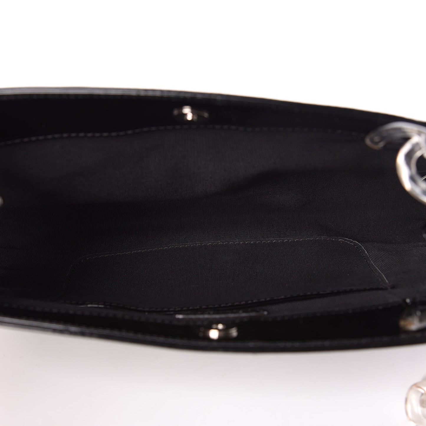 Vinyl CC Wristlet Black