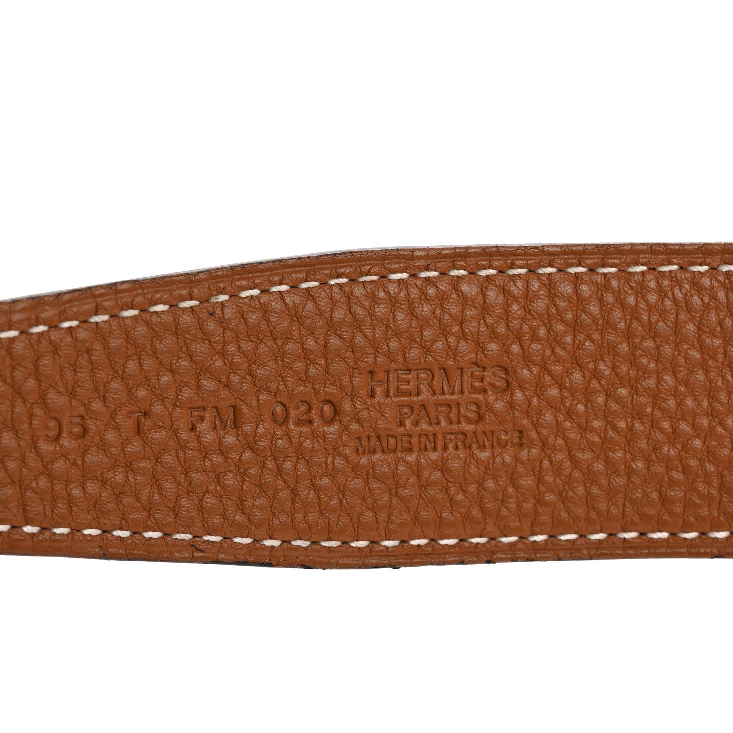 Hermes 135 Togo 32mm H Belt 95 38 Black Gold 5 of 10
