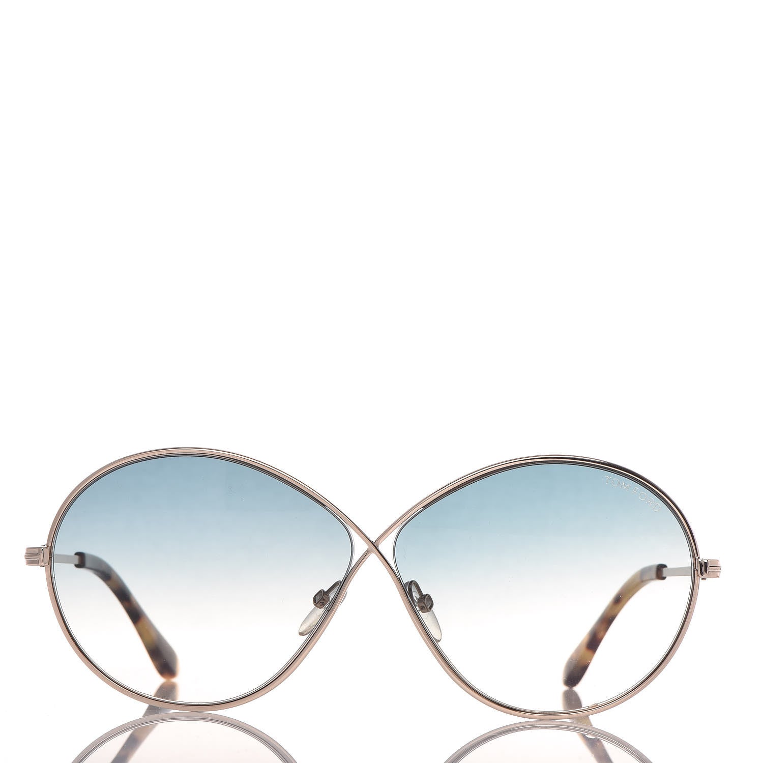 Tom Ford Rania-02 Oval Sunglasses TF564 Rose Gold 2 of 6