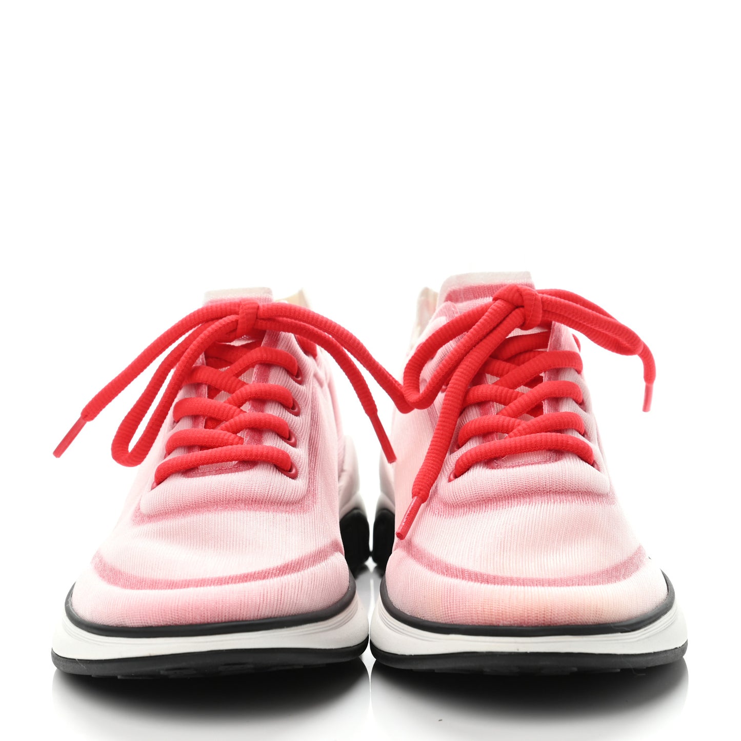 Lycra Fabric CC Sneakers 36 White Red